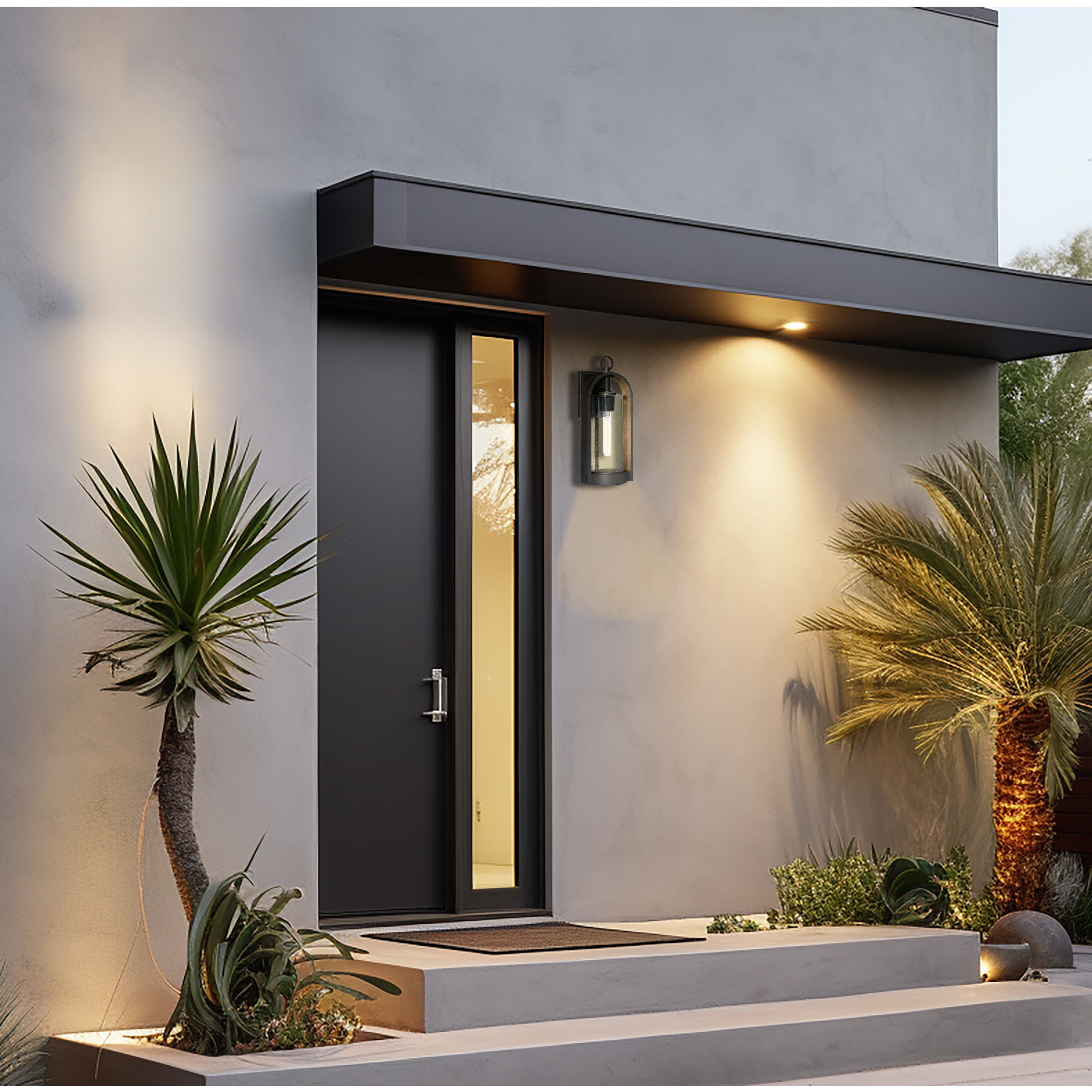 Kamstra 1 Light 17 inch Oil Rubbed Bronze/Gold Outdoor Wall Mount, Great Outdoors